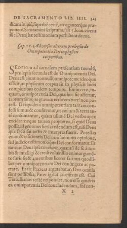 Cap. 15. Adversus alteram prolepsin ...