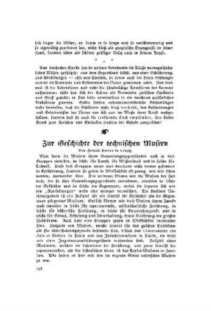 Zur Geschichte der technischen Museen