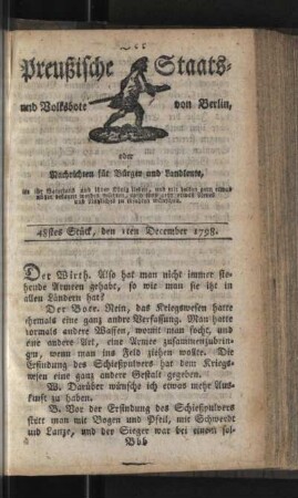 48stes Stück, den 1ten December 1798