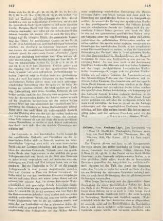 118-119 [Rezension] Hellbardt, Hans, Abrahams Lüge