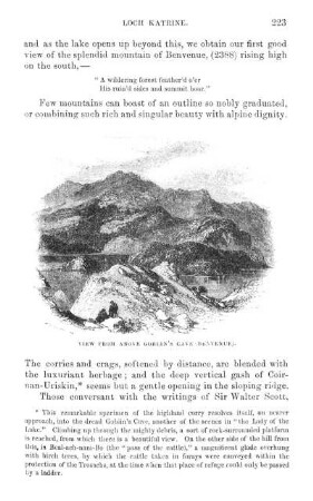 View from above Goblin's Cave.