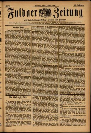 Ausgabe vom Dienstag, den 07. April 1896.
