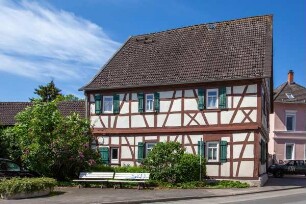 Fachwerkwohnhaus; Pfungstadt, Mittelgasse 2