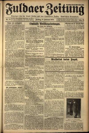 Ausgabe vom Freitag, den 12. Februar 1932.