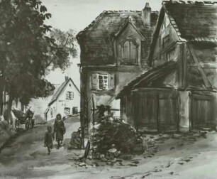 Alte Häuser im Dorf Rotenberg