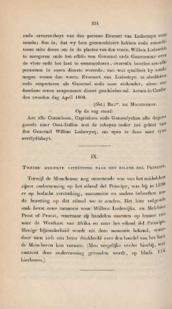 IX. Tweede mislukte uitrusting naar het eiland del Principe