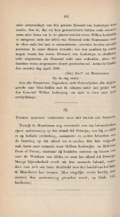IX. Tweede mislukte uitrusting naar het eiland del Principe