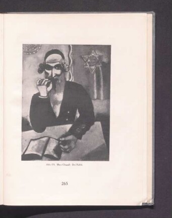 Abb. 171. Marc Chagall. Der Rabbi.