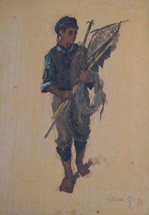 Junger Italiener, Fischer