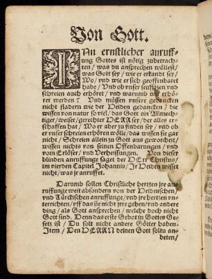 1v-8v, Von Gott