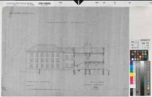 Arnsberg, Landgericht, Hauptgebäude, West-Ansicht