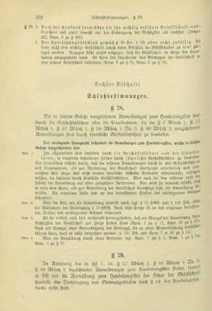 Sechster Abschnitt. Schlußbestimmungen