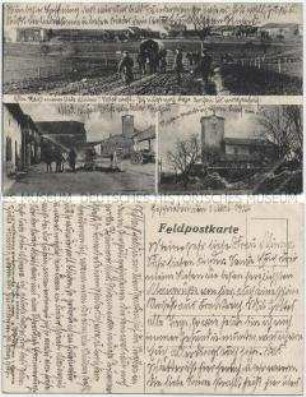 Dorfansichten mit Kirche