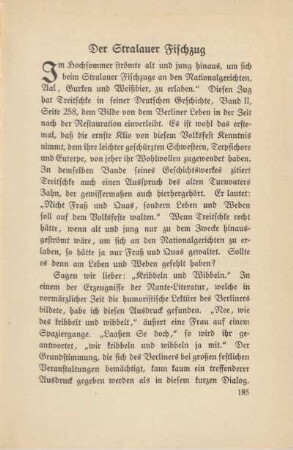 Der Stralauer Fischzug