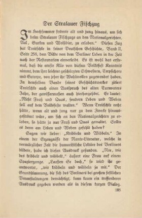 Der Stralauer Fischzug