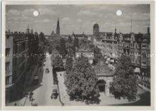 Stettin, Berliner Tor und Hohenzollernplatz