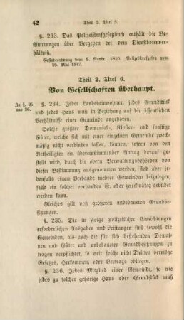 Theil 2. Titel 6. Von Gesellschaften überhaupt