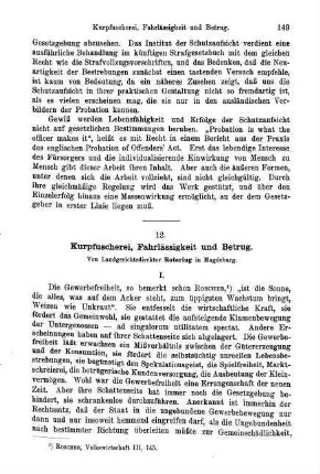 149-172, Kurpfuscherei, Fahrlässigkeit und Betrug