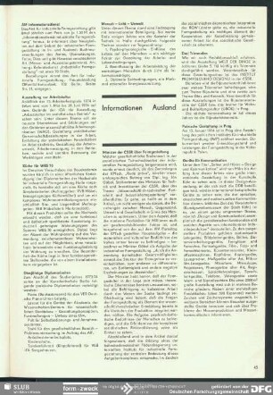 Diesjährige Diplomarbeiten : Informationen DDR
