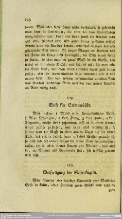 110. Verfertigung der Seifenkugeln
