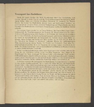 Transport ins Zuchthaus