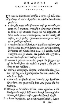 Oracoli Del Danesio Filidone.