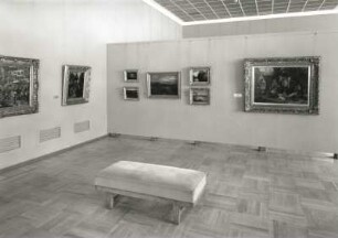 A. von Menzel, C. F. Gille : Dresden, Albertinum. Gemäldegalerie Neue Meister, A. von Menzel, C. F. Gille. Raumaufnahme