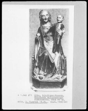 Thronende Muttergottes