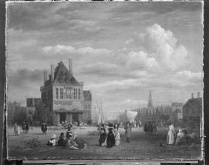 Der Damplatz zu Amsterdam