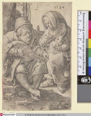 [Musizierendes altes Pärchen; The musicians]