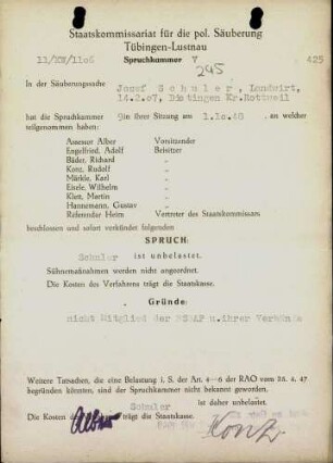 Schuler, Josef