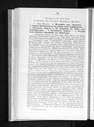Sitzung am 13. April 1915.