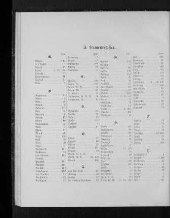 II. Namensregister