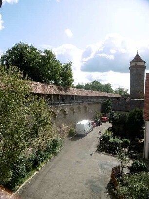 Rothenburg ob der Tauber: Stadtmauer/Wehrgang