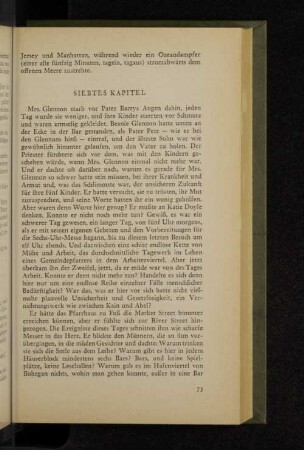 Siebtes Kapitel
