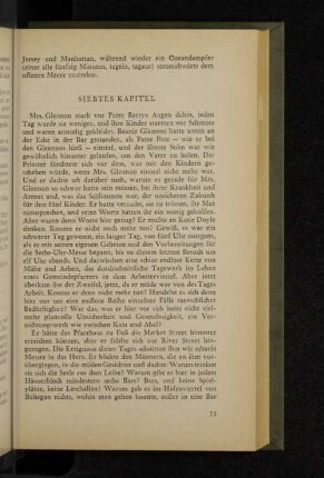 Siebtes Kapitel