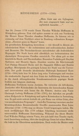 Königsberg (1776-1796)
