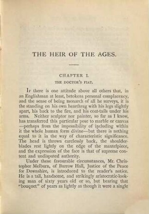 The heir of the ages : in two volumes, 1
