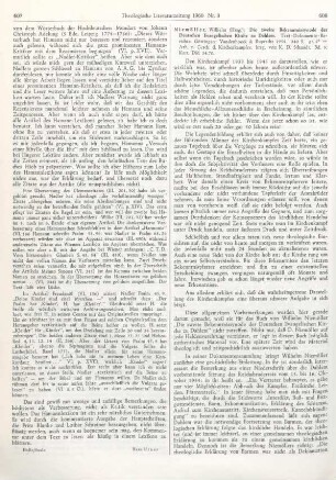 608-609 [Rezension] Die Zweite Bekenntnissynode der Deutschen Evangelischen Kirche zu Dahlem