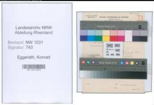 Entnazifizierung Konrad Eggerath , geb. (Lehrer)