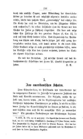 Aus amerikanischen Schulen