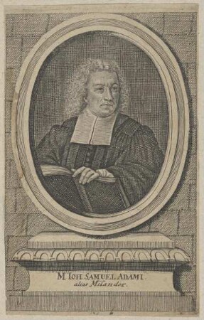 Bildnis des Ioh. Samuel Adami alias Misander