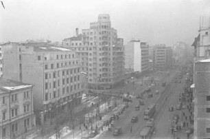 Bukarest: Boulevard Bratianu, vom Creditul Minier-Haus