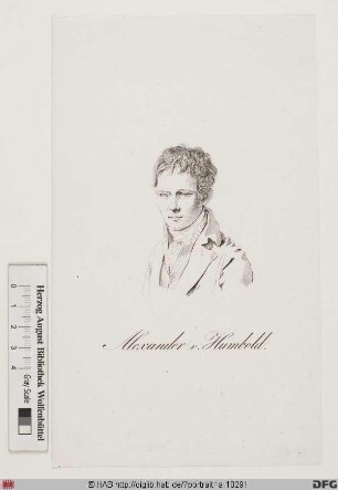 Bildnis (Friedrich Heinrich Wilhelm) Alexander von Humboldt