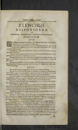 Elenchus Responsorum
