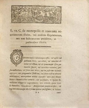 Meditationes de morbo perniciali : Quem monopolia generatim reipublicae inferunt, nedum liberae
