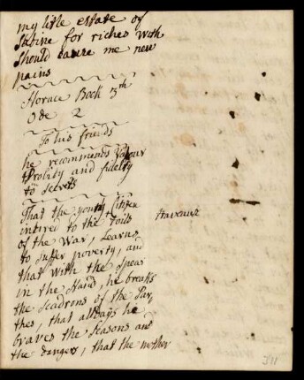 Horace Book 3th Ode 2