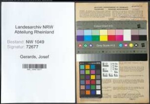 Entnazifizierung Josef Gerards , geb. 23.04.1916 (Polizist)