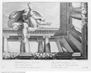 "Le Pitture di P. Tibaldi e di N. Abbati esistenti nell ' Instituto di Bologna. Descritte ed illustrate da G. P. C. Zanotti". Venedig 1756, Ignudo (Taf. XIII)