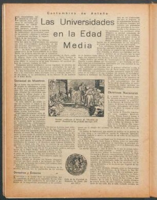 Las universidades en la Edad Media